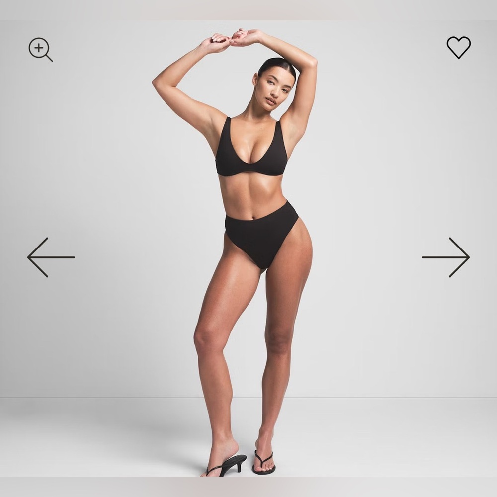 SKIMS Black Bikini Bottom